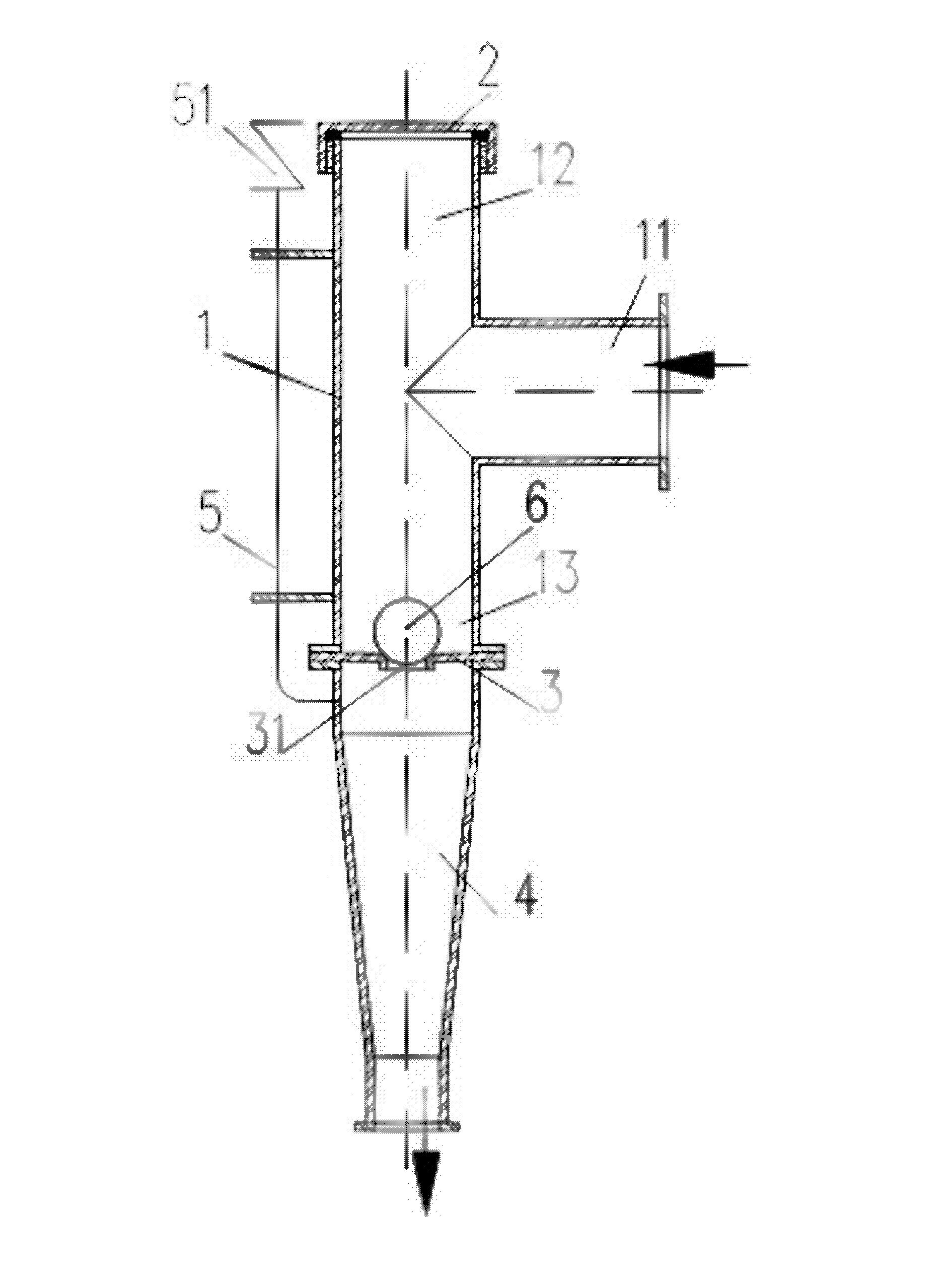 Device for discharging percolate generated by aerobic fermentation of solid organic waste