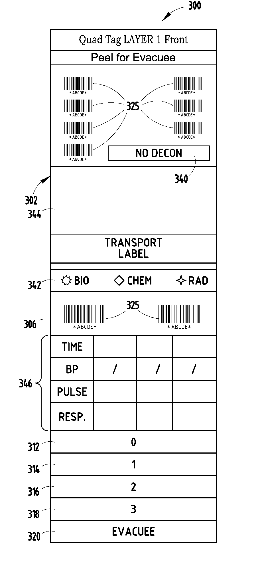 System and method for tracking people affected by a public health crisis and a tag for use therewith