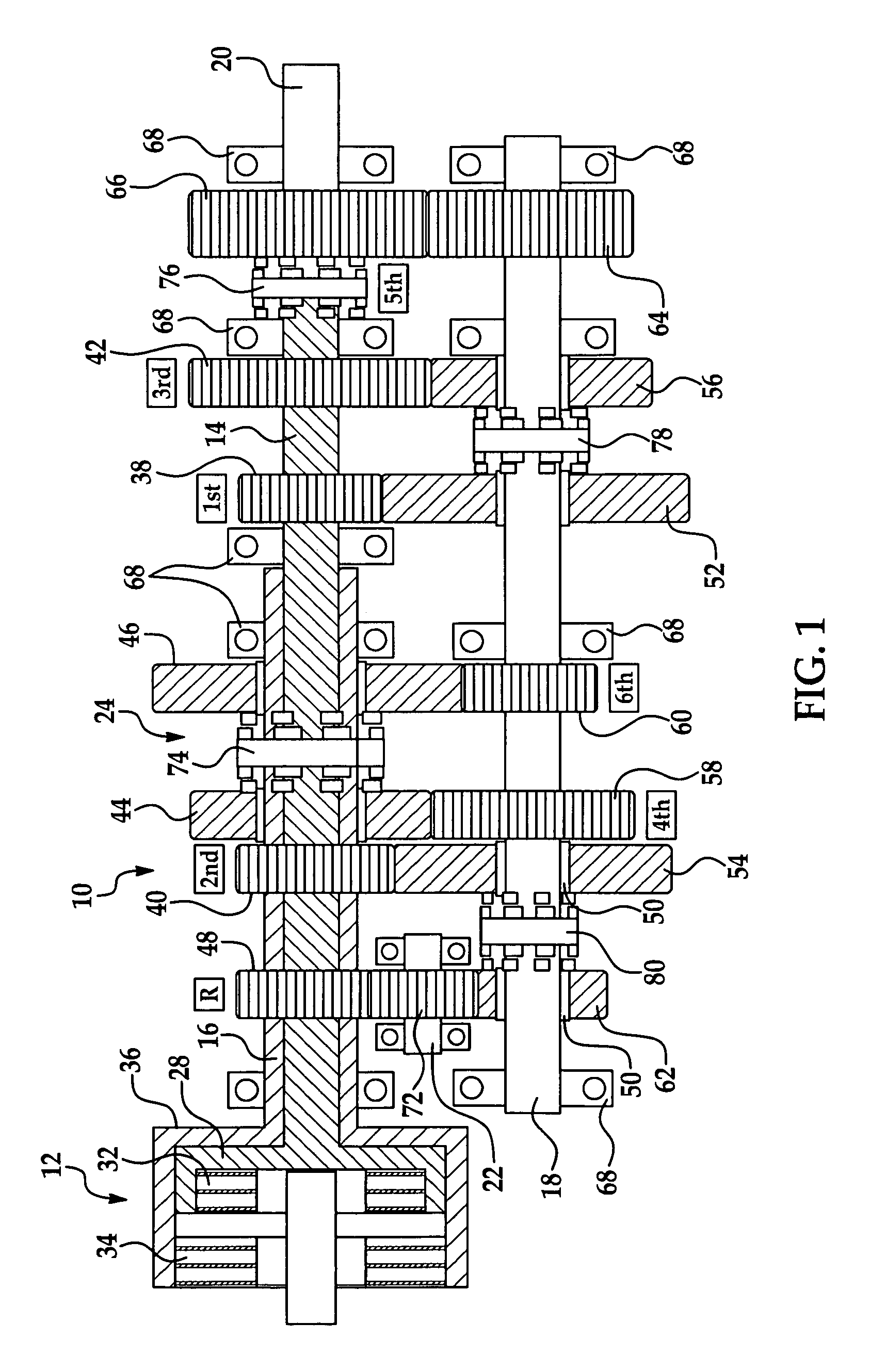 Automatic transmission having hydraulic valves with flow force compensation