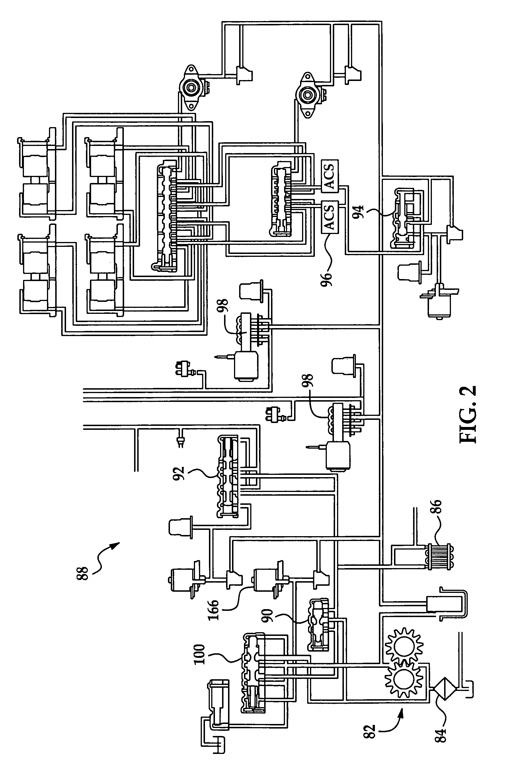 Automatic transmission having hydraulic valves with flow force compensation