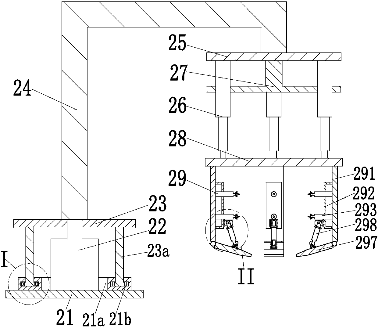 A special construction equipment for geotechnical anti-landslide retaining wall