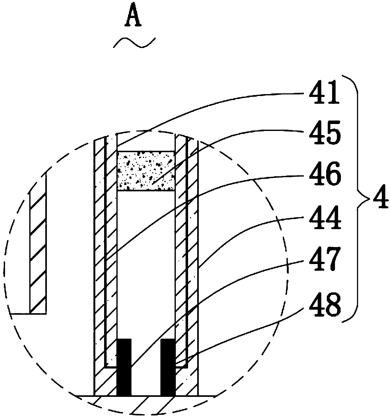 Terrestrial heat extraction equipment with heat-preserving function