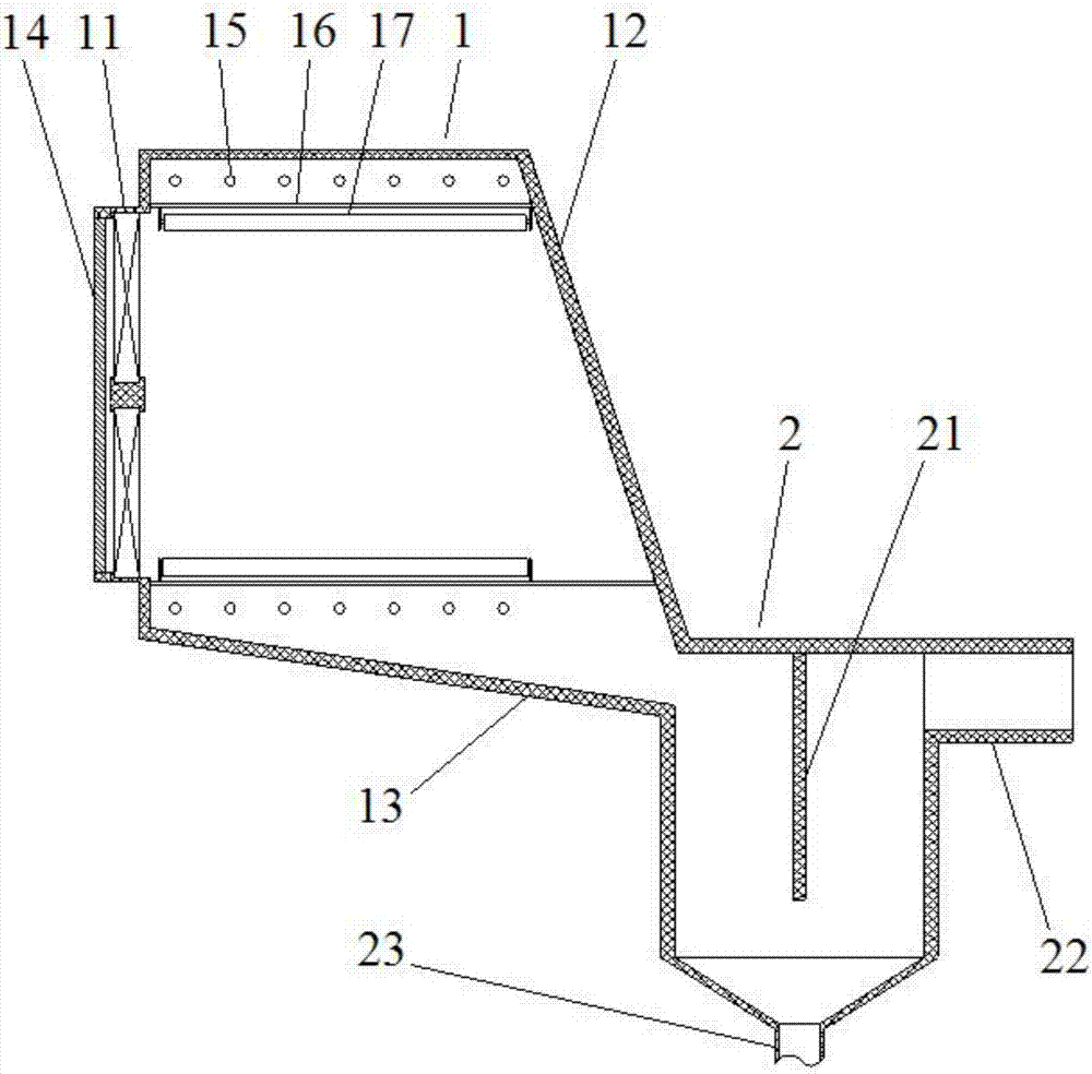 Dust-free and environmentally friendly film drying device