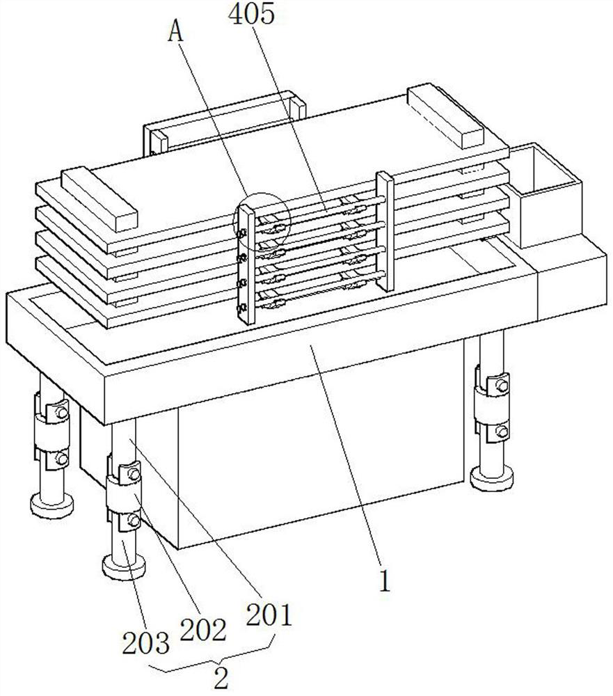 A tempered glass forming device