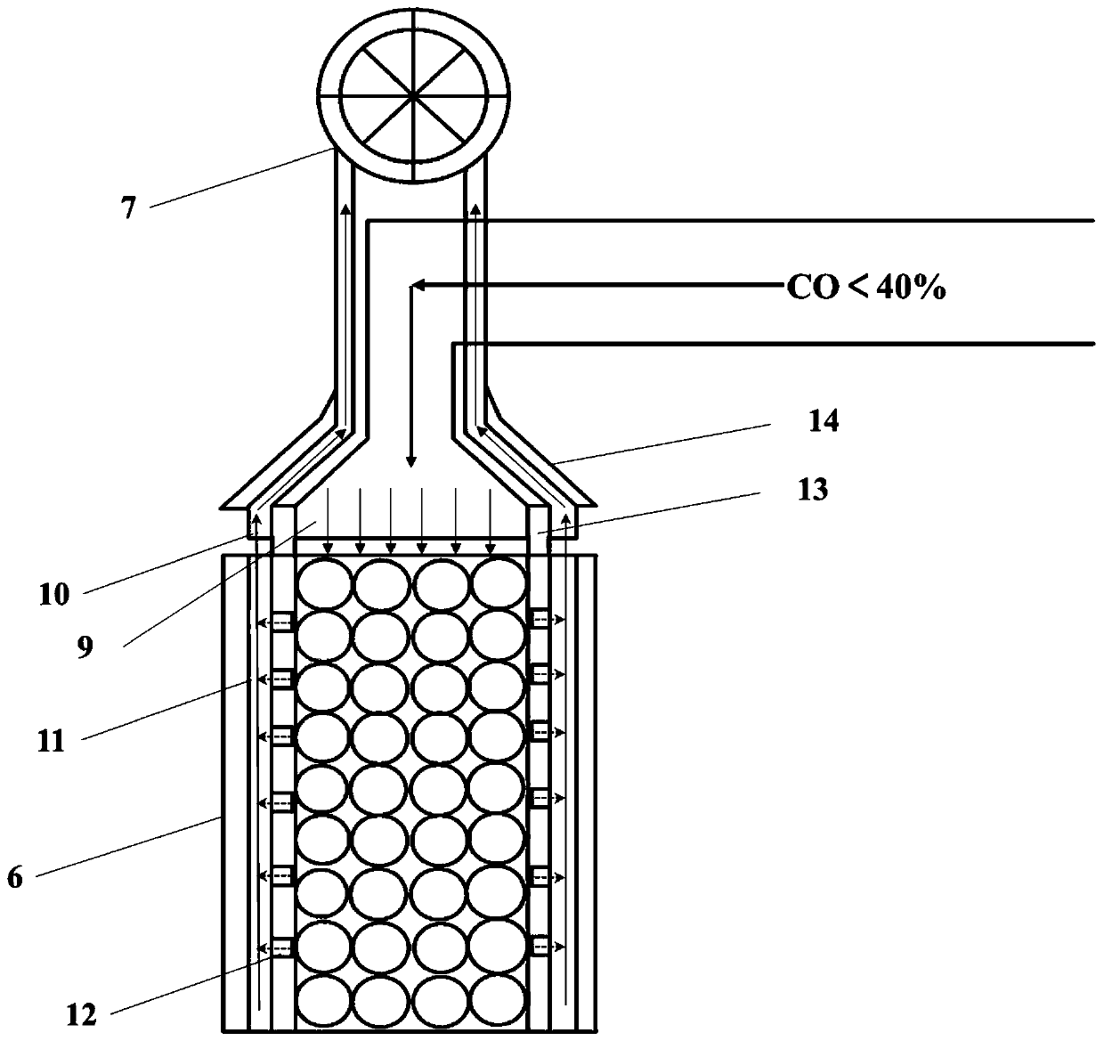 An experimental device and method for strengthening sintering