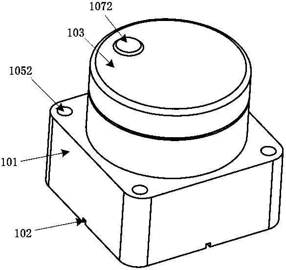 Crystal module and satellite-borne space photoelectric detection unit comprising crystal module