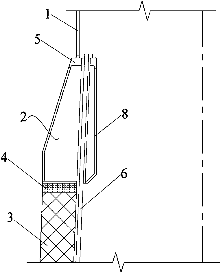 A hinged conversion type externally prestressed concrete tower and its construction method