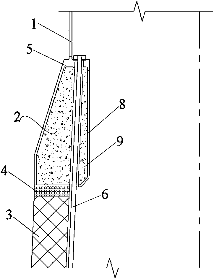 A hinged conversion type externally prestressed concrete tower and its construction method