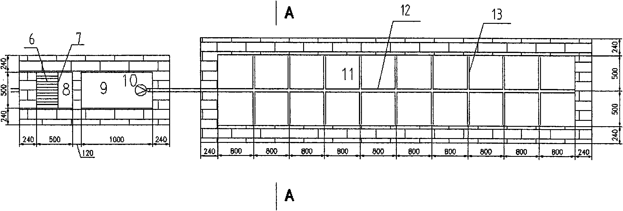 Distributed domestic sewage source separation treatment and reclamation method