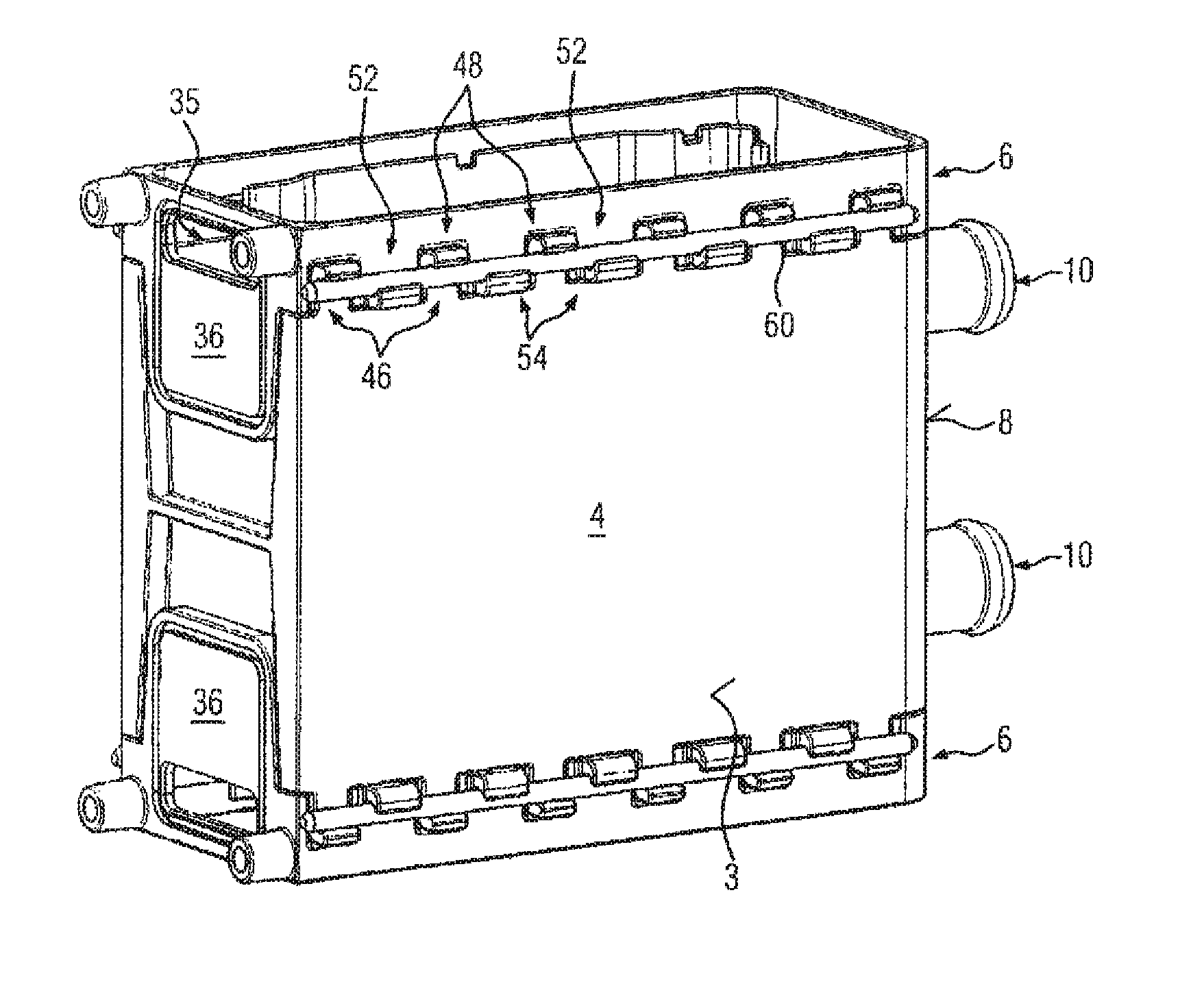 Sealed housing and method of producing the same