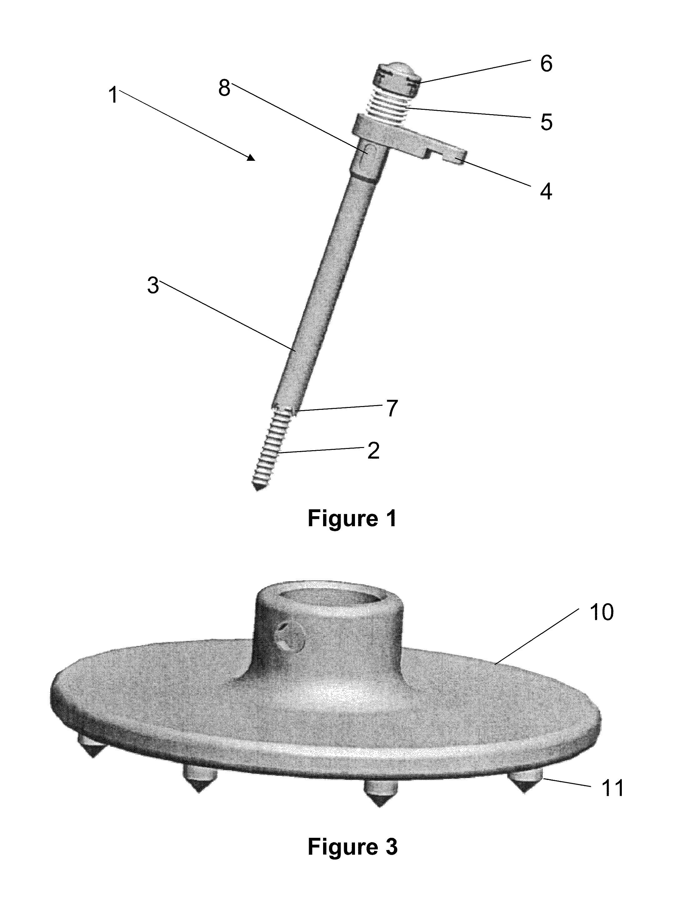 Device for fastening a marker device to a bone