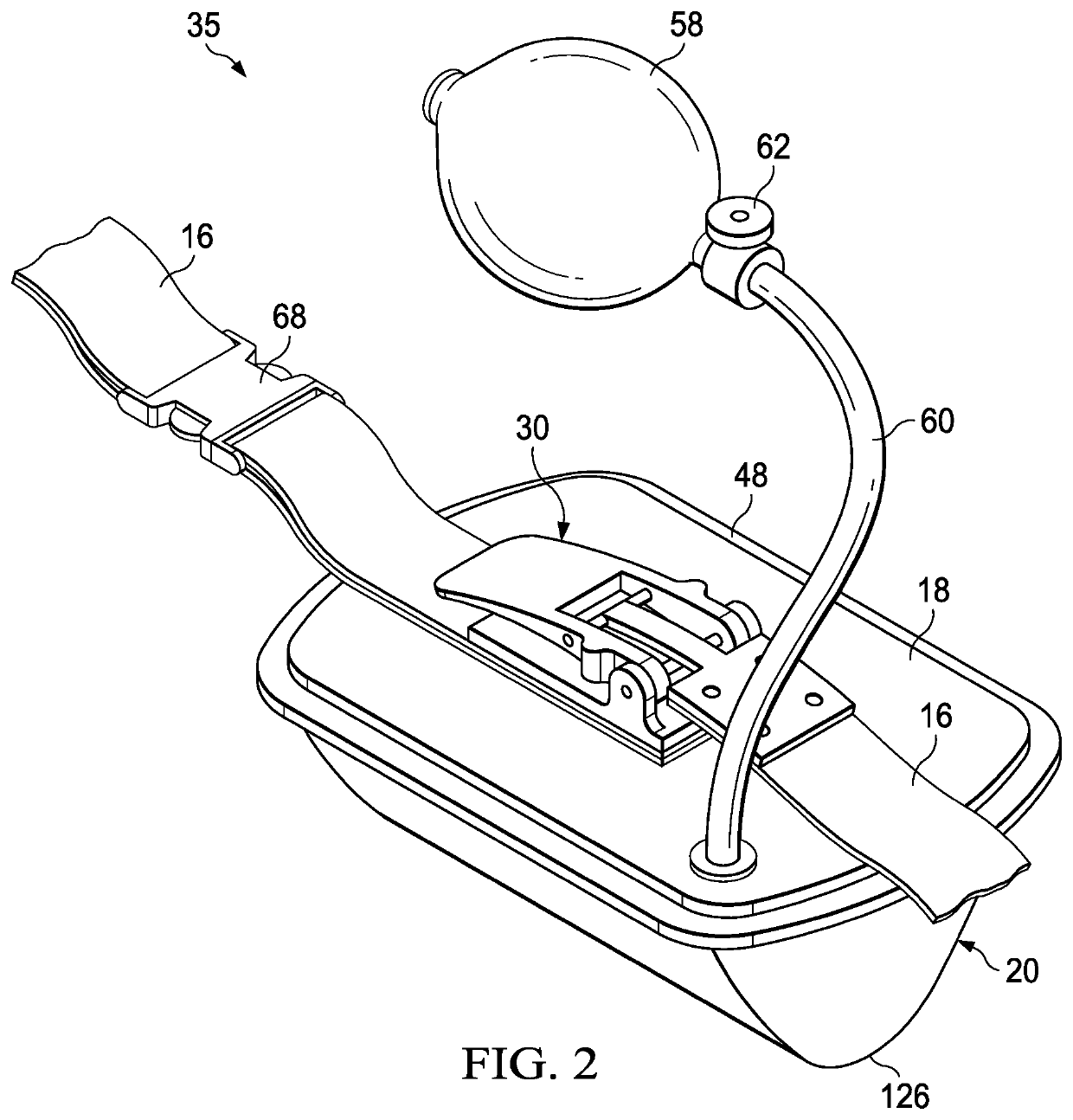 Device to increase intra-abdominal compartment pressure for the controlling of internal hemorrhage