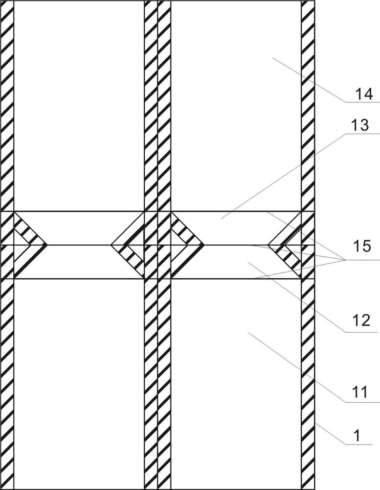 Heat-sealing three-dimensional bag intermediate product and application of heat-sealing three-dimensional bag intermediate product in manufacturing of heat-sealing three-dimensional bag