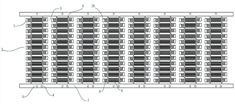 Microelectronic package lead frame in matrix form