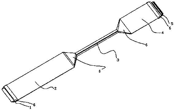 Mini-LVDS connecting wire and manufacturing method of mini-LVDS connecting wire