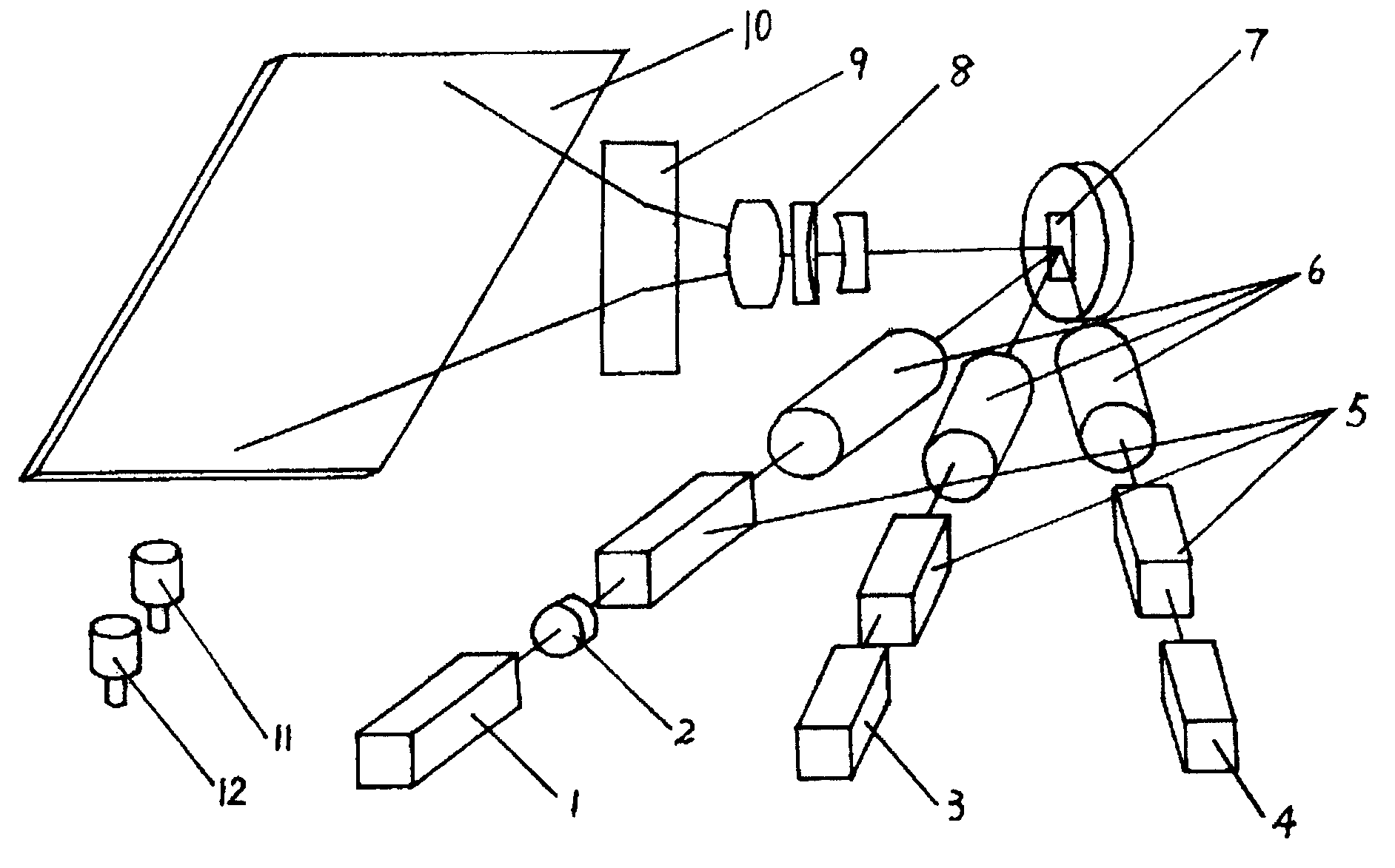 Method and apparatus for digital image exposure on photo sensitive material