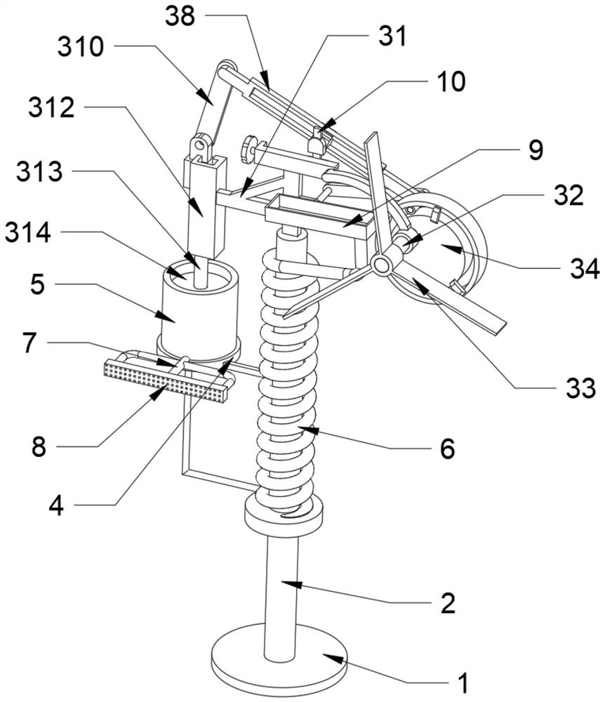 Automatic watering device for remote road