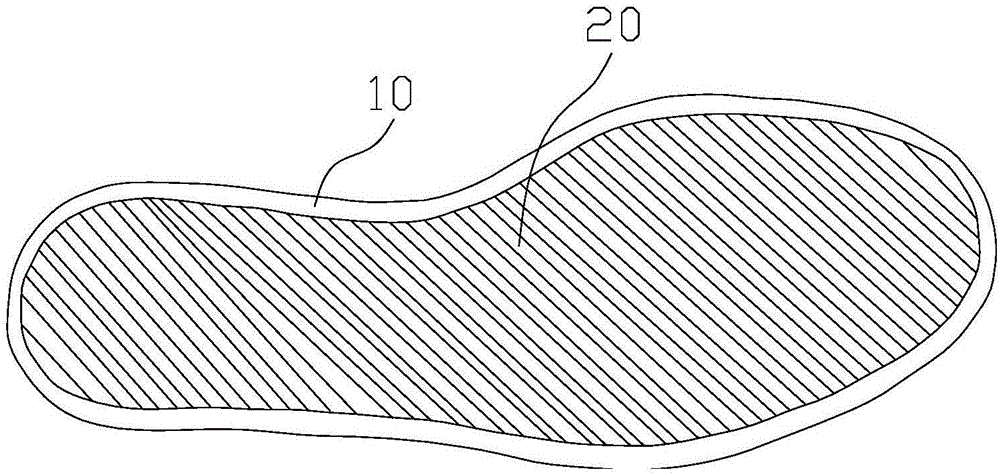 Integrally-molded shoe sole and manufacturing mold and production method thereof