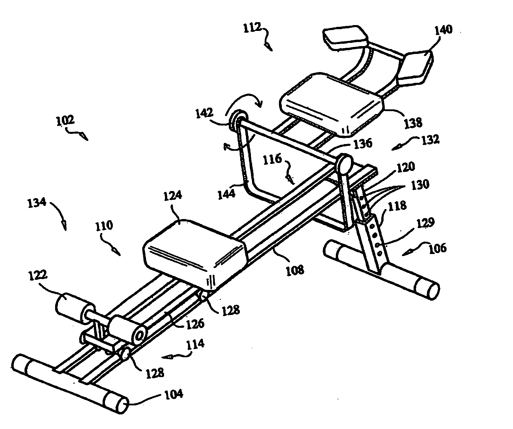 Abdominal exercise machine