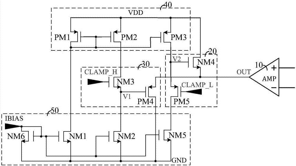 Clamp voltage circuit