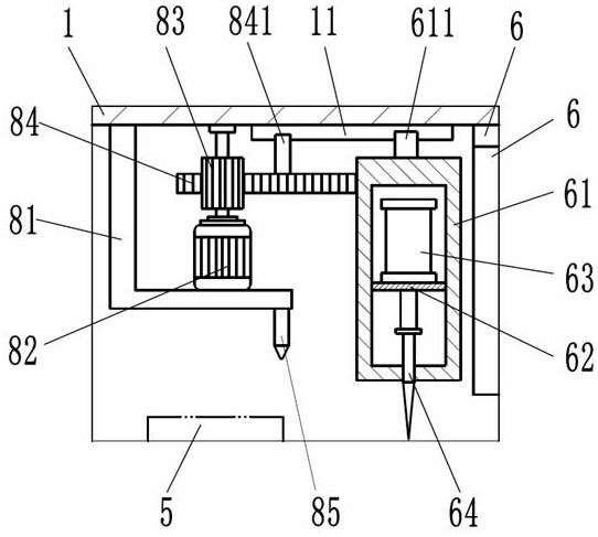 Automatic metal wire cutting structure for carbon brush forming machine