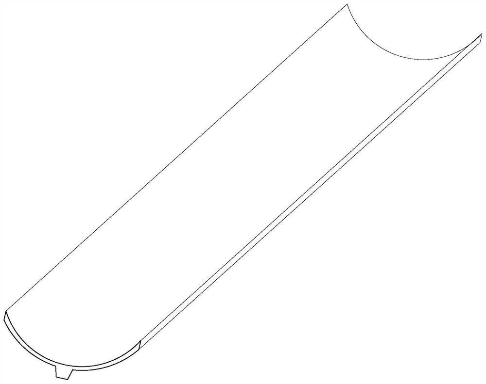 Pouring device for long-span prestressed concrete shell with cylindrical inner wall