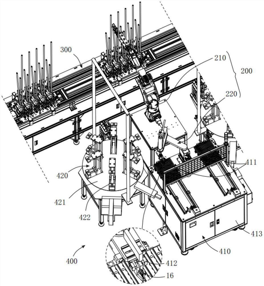 Optical plasma tube production device and method for rotationally positioning tube body