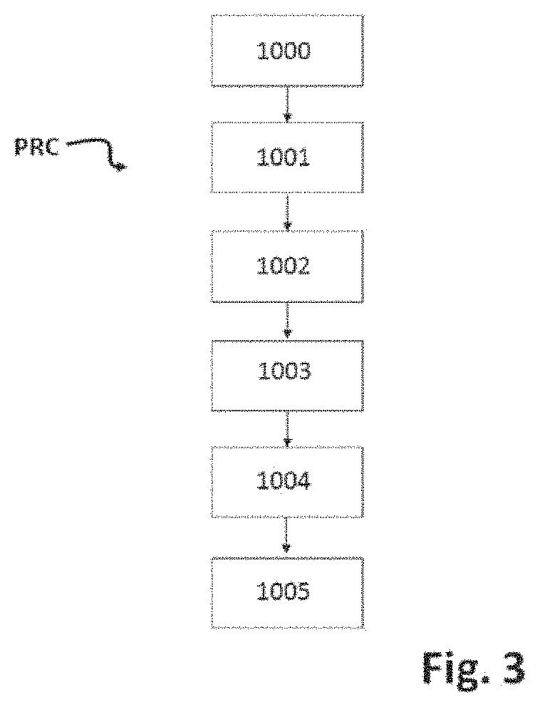 Process for signaling an accident by means of a signaling drone