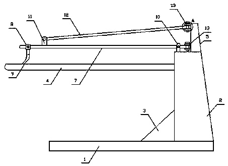 Unreeling device for galvanized steel wire production