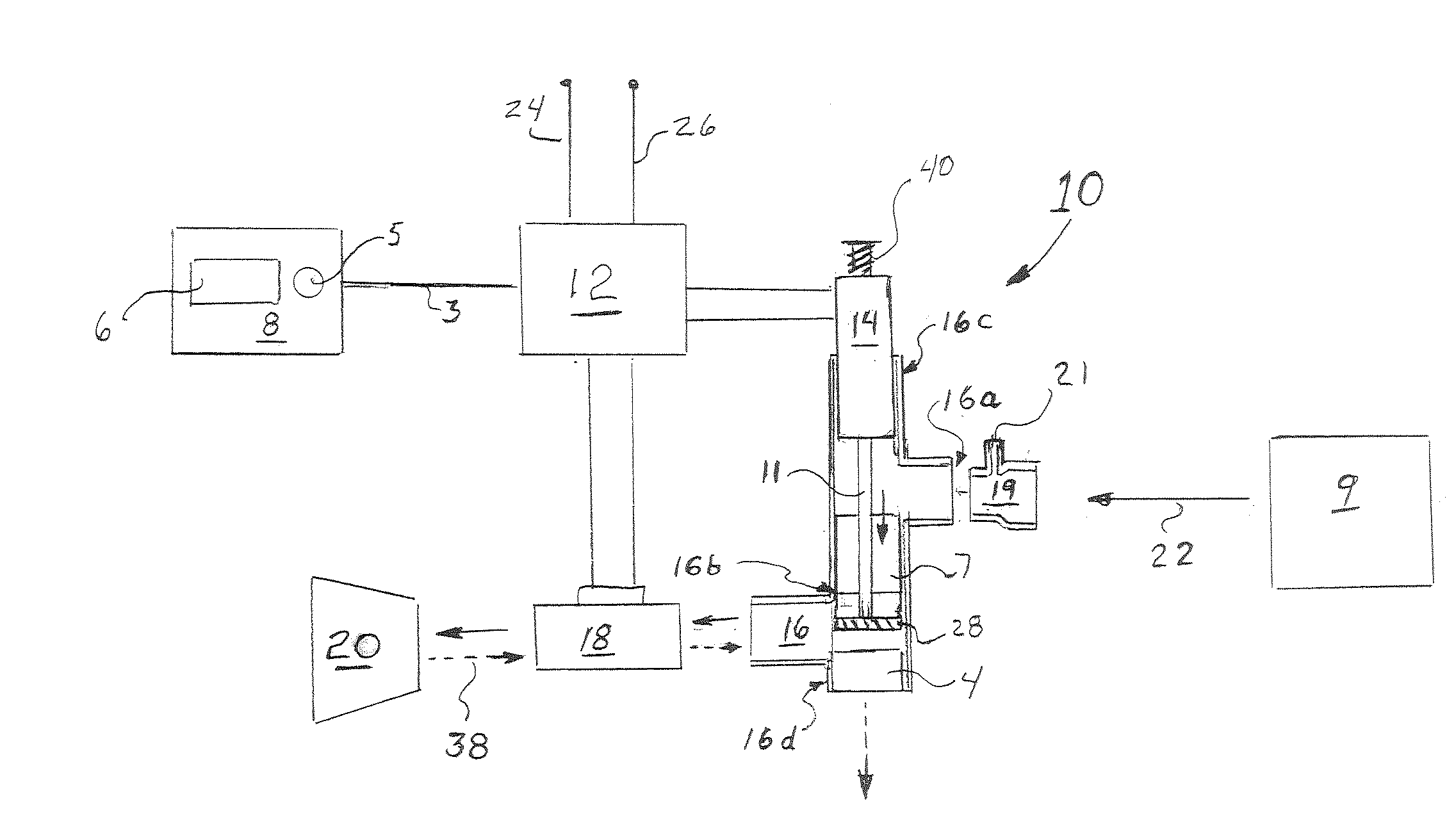 System, apparatus and method for maintaining airway patency and pressure support ventilation