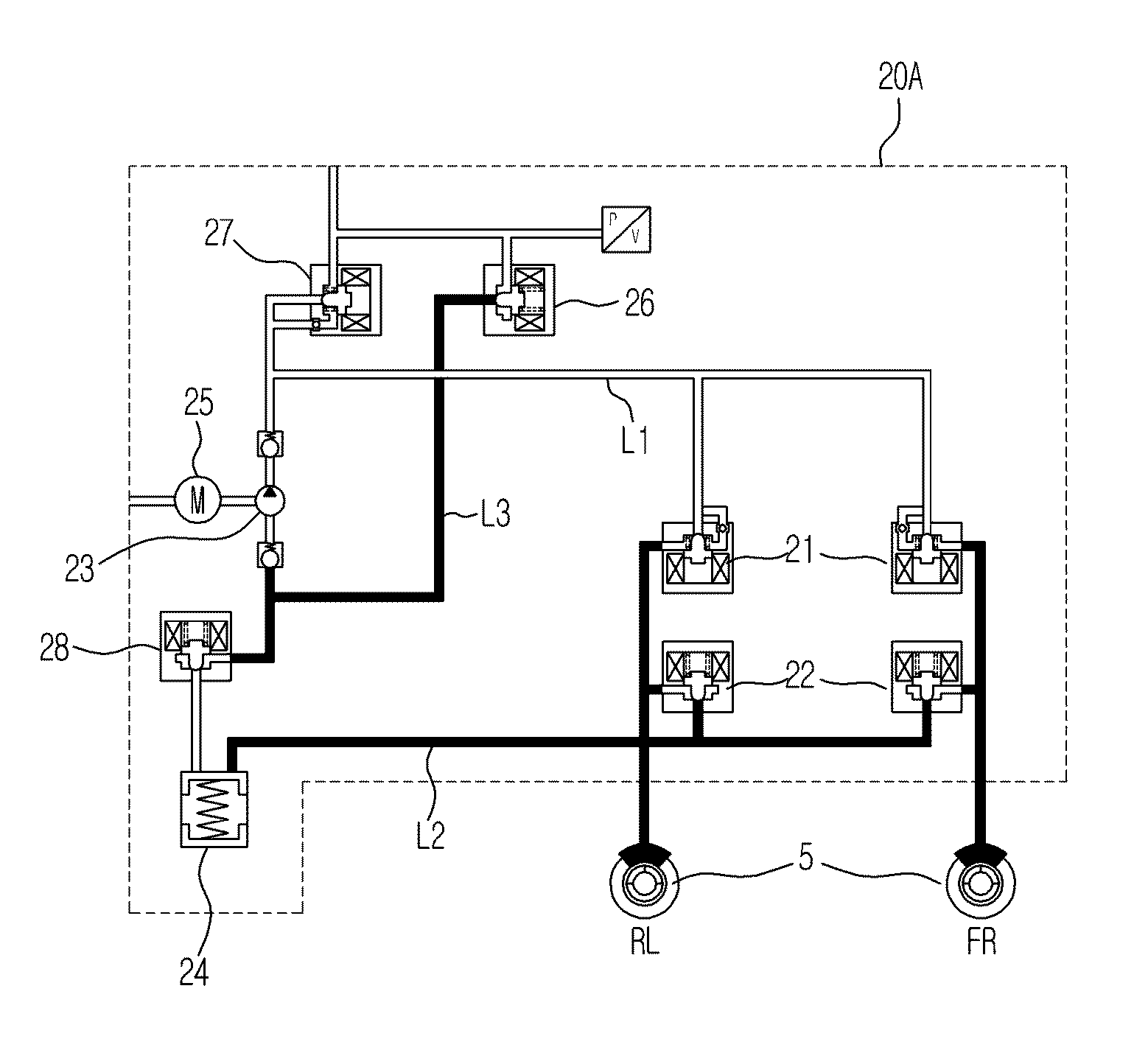 Electronic control brake system for vehicles