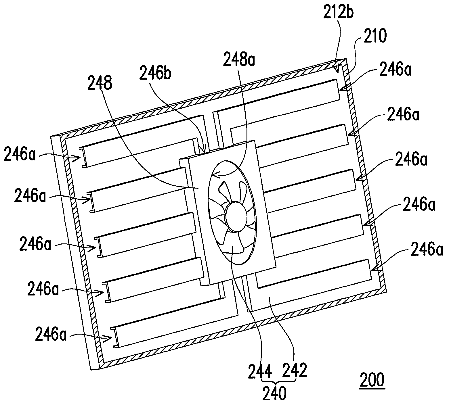 Backlight module with a heat dissipation device