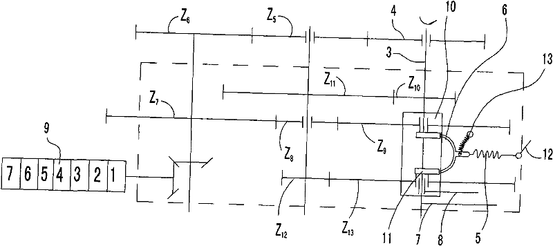 Zeroing counter for volumetric flowmeter