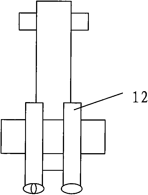 Stamped mark width measuring device and method