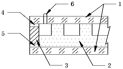 A kind of built-in airgel composite glass and its preparation method