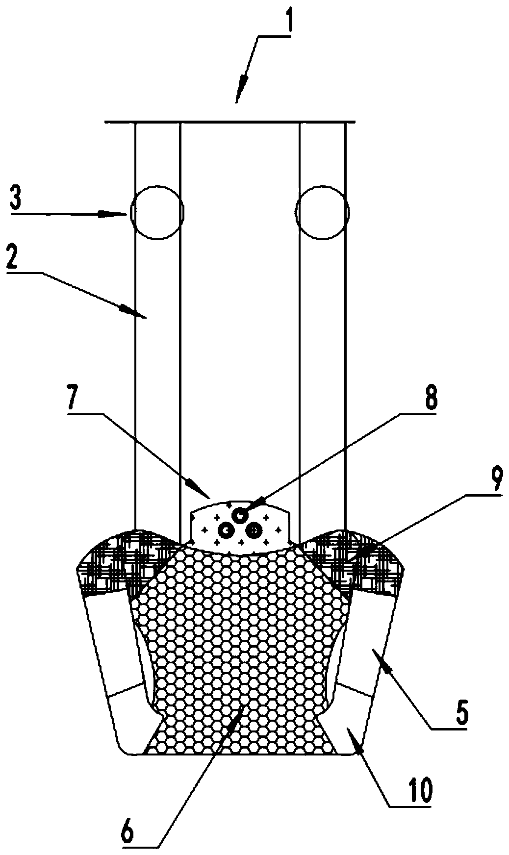 Suspension-type shoulder auxiliary supporting wearable equipment
