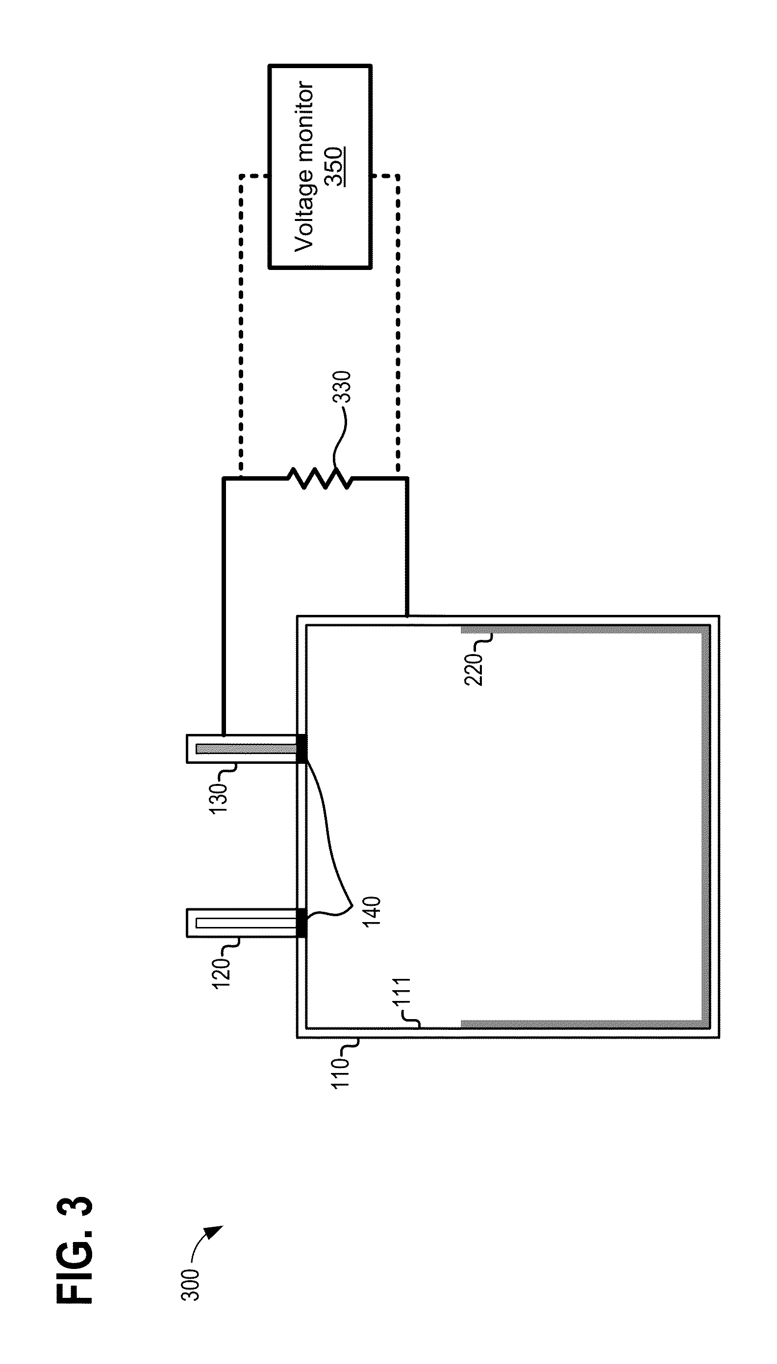 Lithium battery with reference electrode