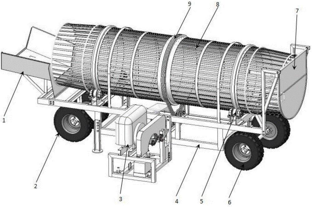 Novel mesh-shaped roller peeler