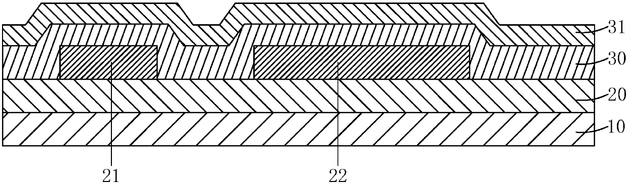 Manufacturing method of tft backplane and tft backplane