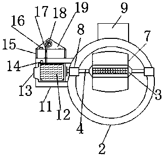 Device for driving engine charging by automobile exhaust