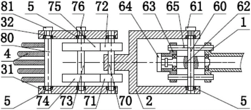 Four-degree-of-freedom parallel humanoid high-frequency mechanical foot