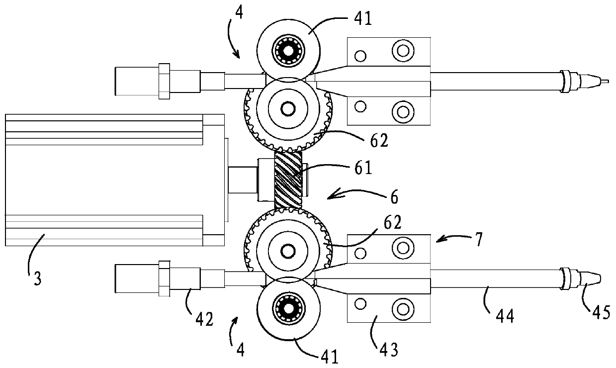 Double-head spray gun