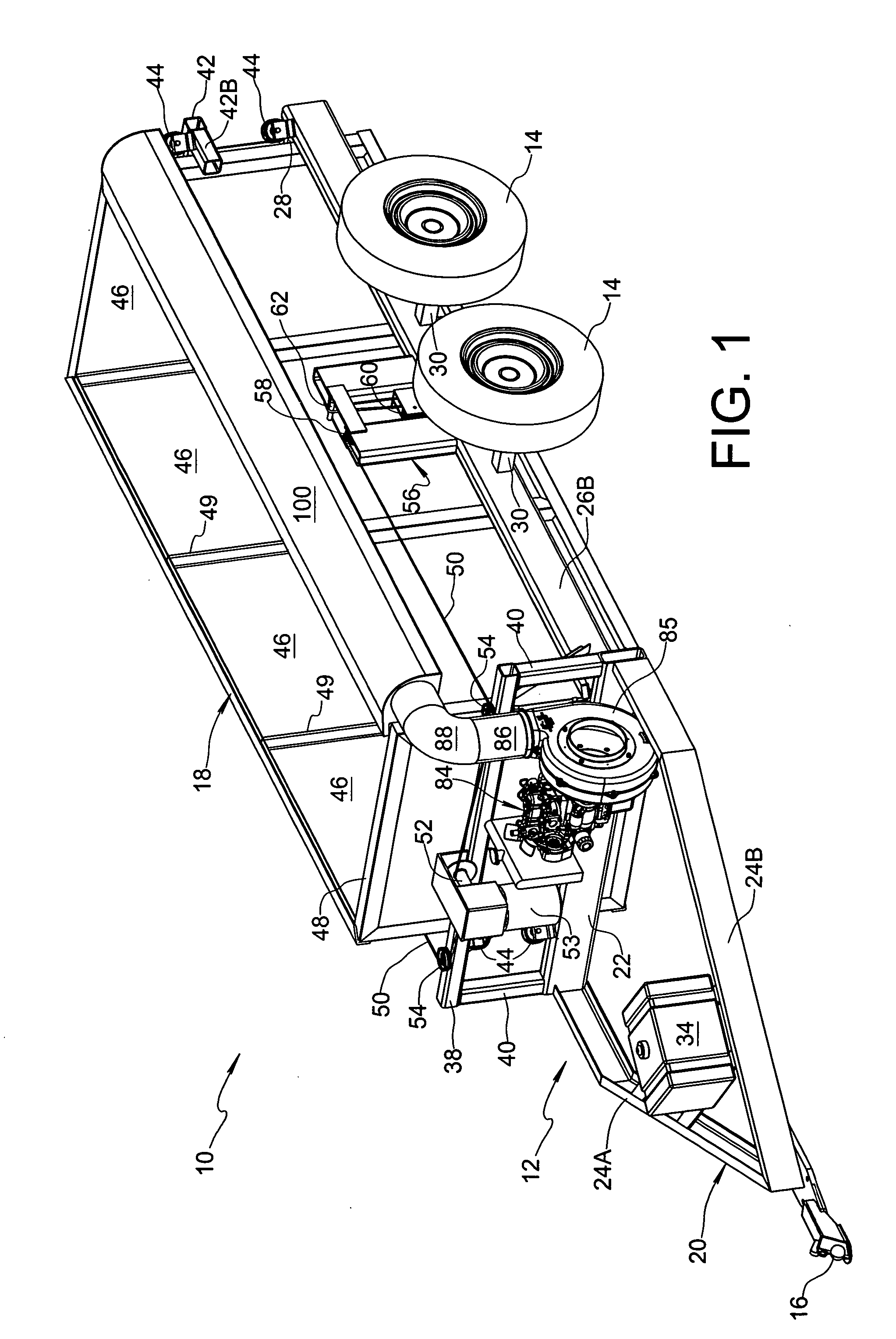 Transportable incineration apparatus and method