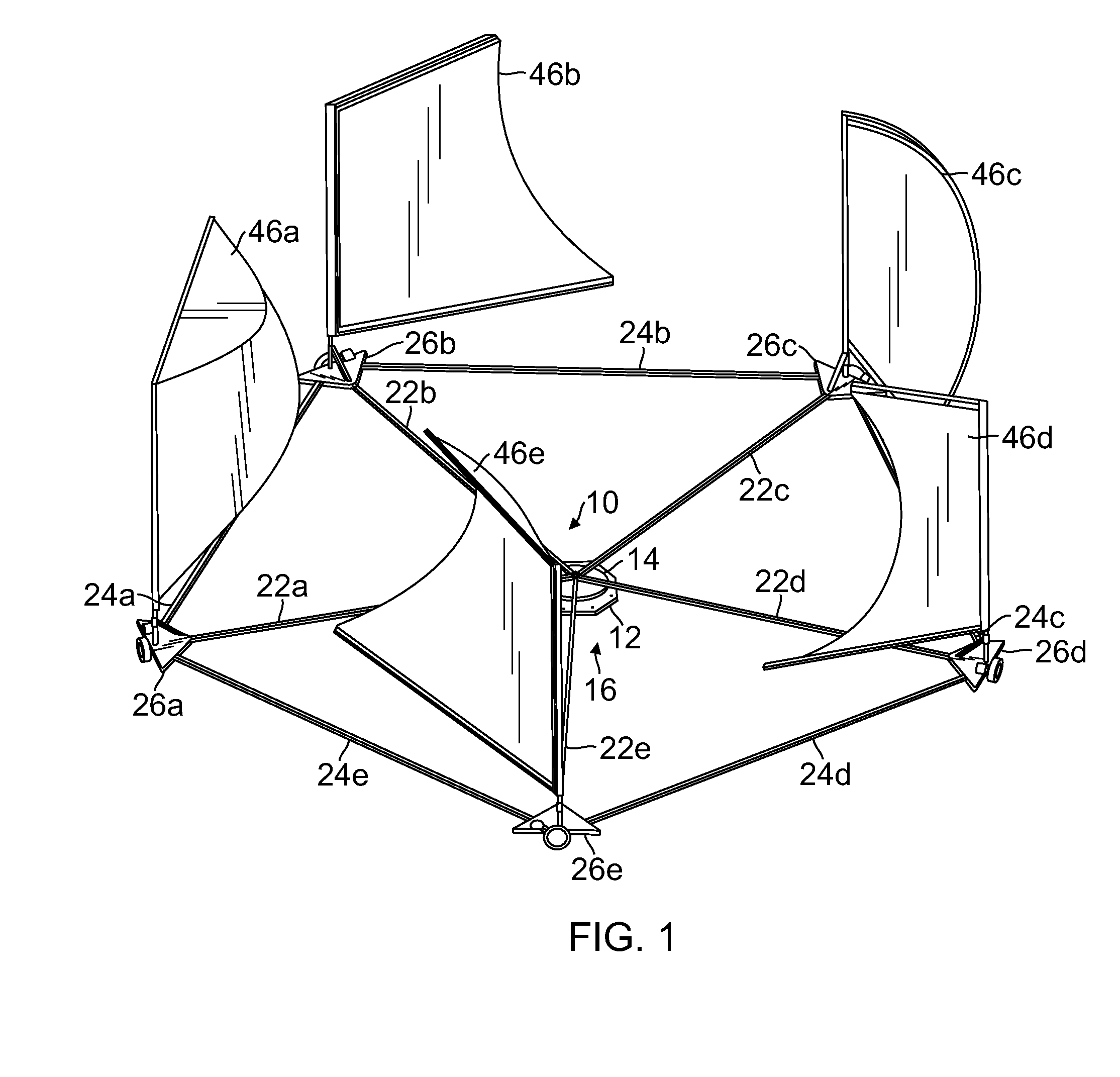 Portable device for generating electric power