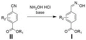 4-formaldoxime benzoate derivative preparation method