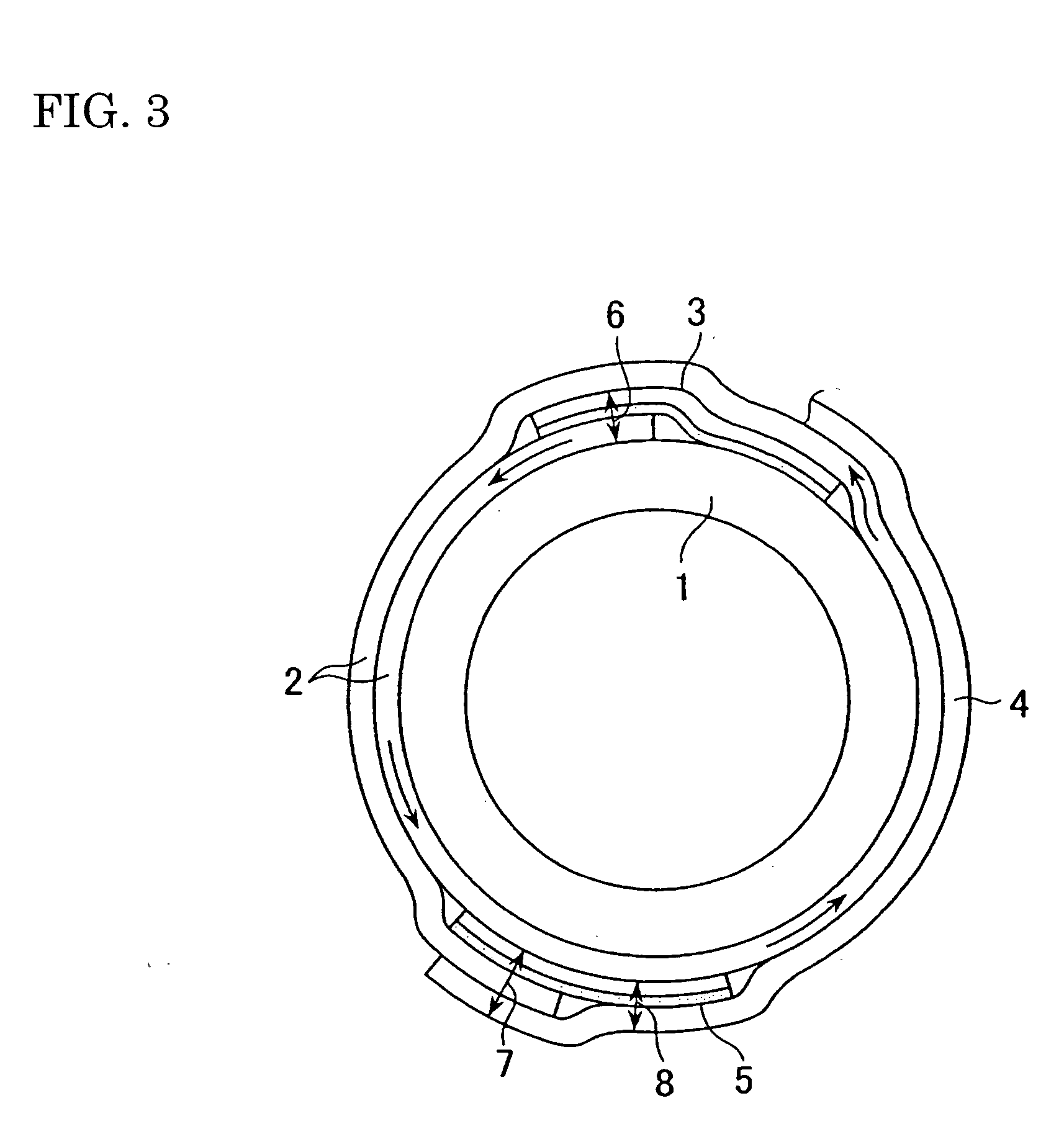 Coating film tape end structure