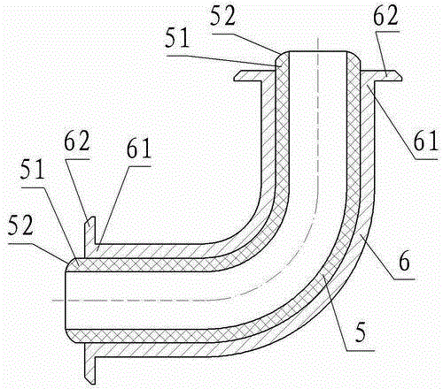 Manufacturing and mounting method of steel-plastic composite pipeline for gathering and transportation in oil field