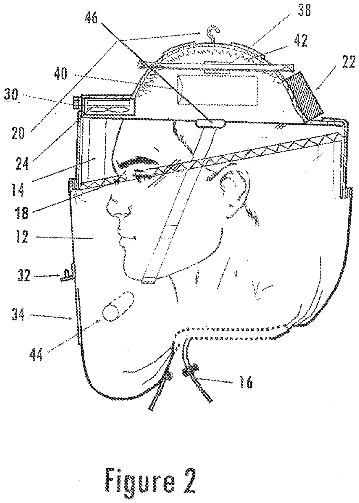 Particle protection headwear apparatus