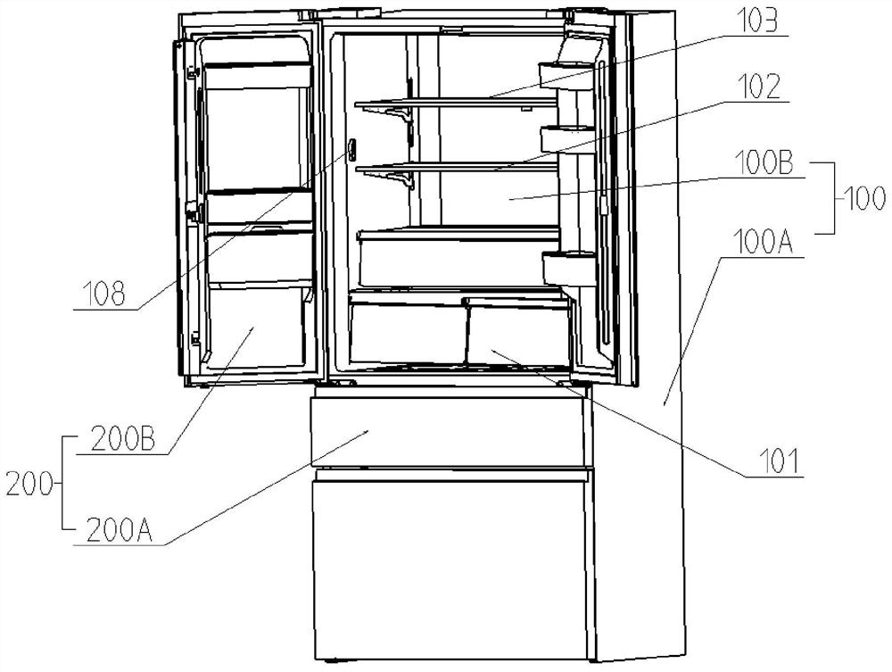 Refrigerator with lifting shelf