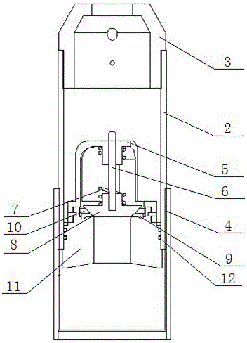 Drillable casing floating hoop floating shoe device